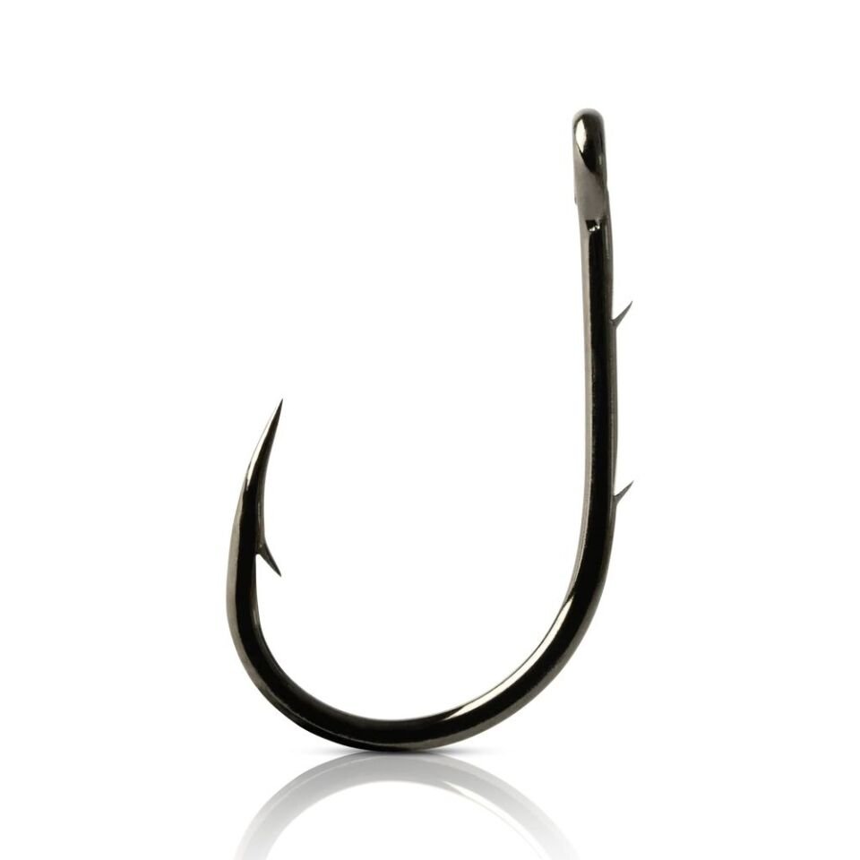 Mustad 10750NP-BN Eyed Baitholder Olta İğnesi BLACK NICKEL - NO:2