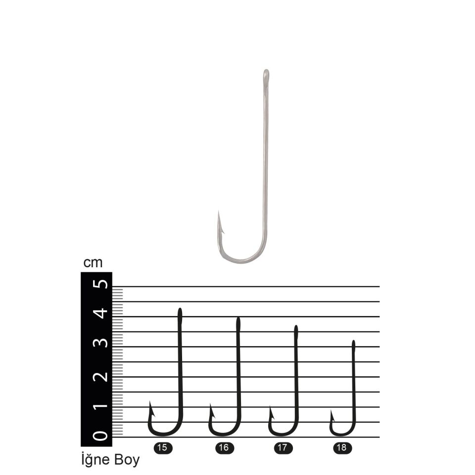 Effe İğne 1983ID Nikel Delikli Carbon