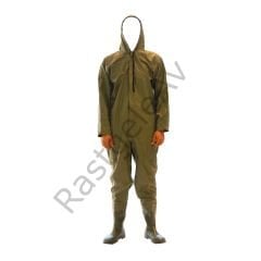 Captain Tulum Çizme Kapşonlu Boy Tulum 65 Micron
