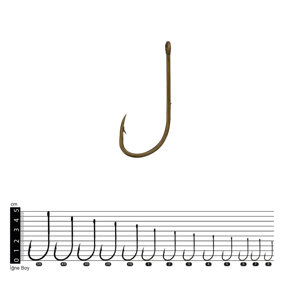 Effe İğne 92666 Bronz Delikli Carbon