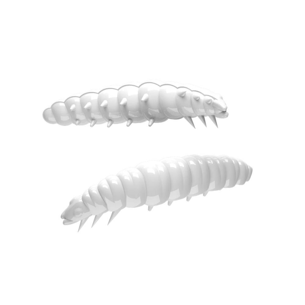Libra Lures Larva Cheese Suni Yem 001-WHITE - 30MM