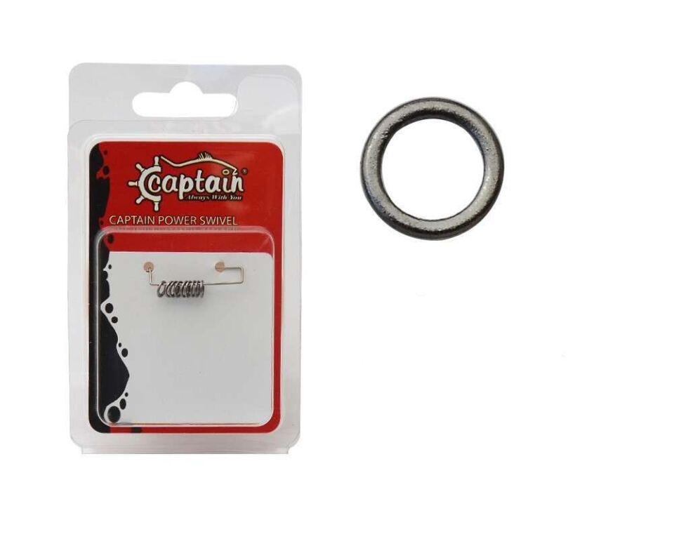Captain 5146 Assist Halkası İnox 10lu Paket Black Nikel Standart - 0.53 MM