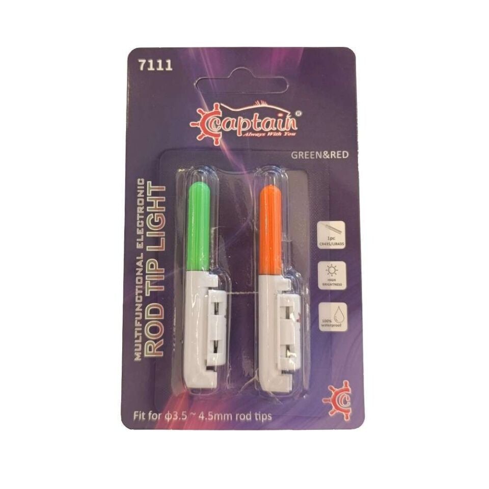 Captain 7111 Pilli ve Aparatlı Fosfor 2li SET 45x39mm