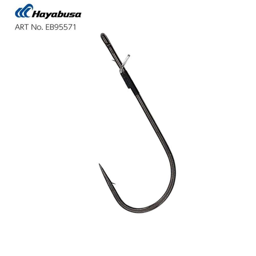 Hayabusa FPP Straight Delikli Lüfer İğnesi Black Nikel