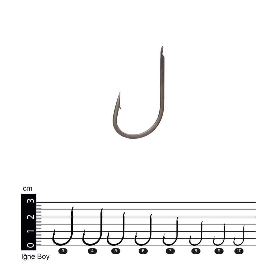 Effe İğne 515 Black Nikel Dökme