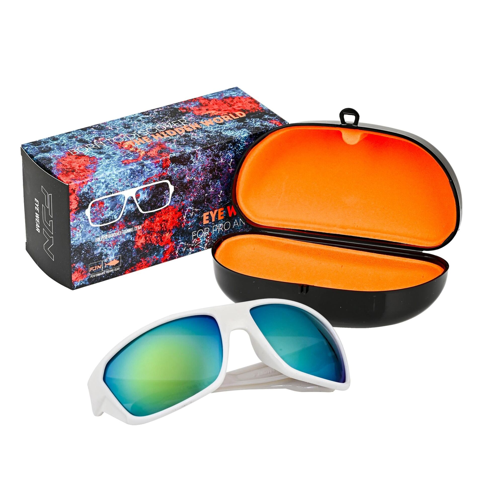 Fujin Pro Angler Polarize Güneş Gözlüğü C140 Green White