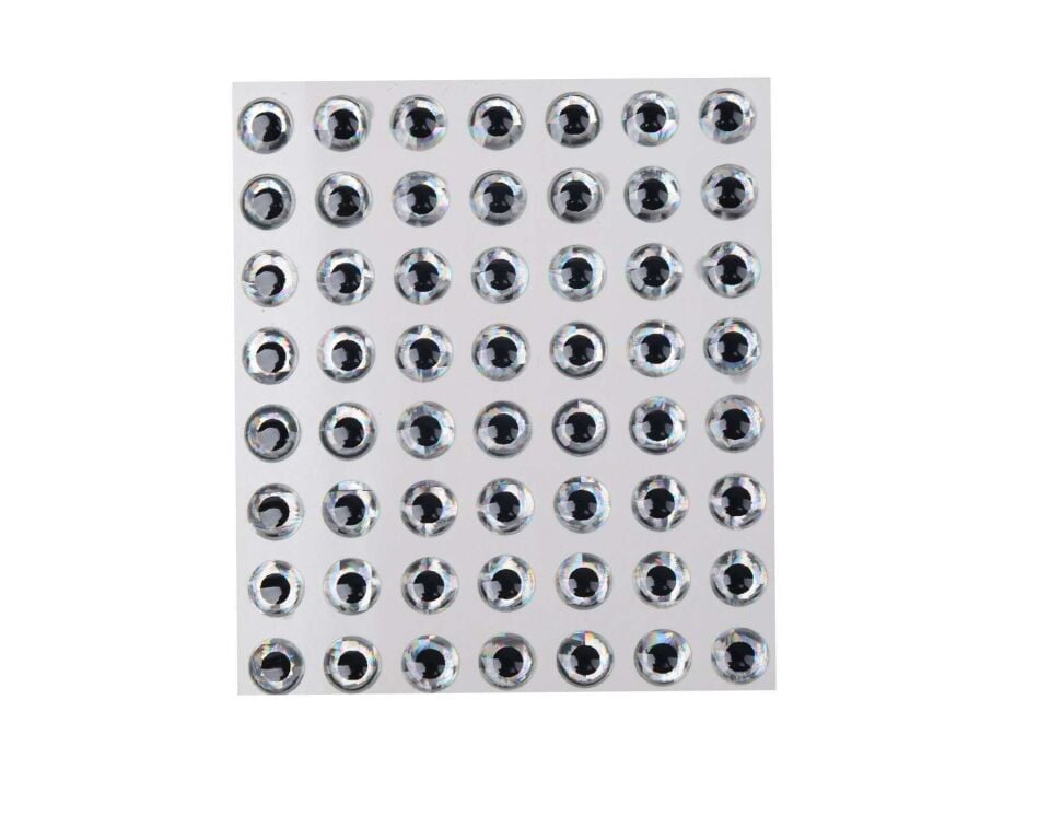 Captain 7633 Göz 8mm Naturel Silikon Damla Göz 49lu Paket