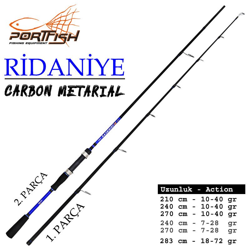 Portfish Ridaniye Spin 240 cm 7-28 GR  1.PARÇA  (Yedek Parçası)